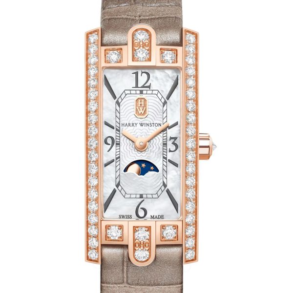 Harry Winston Avenue C Mini Moon Phase Brand new