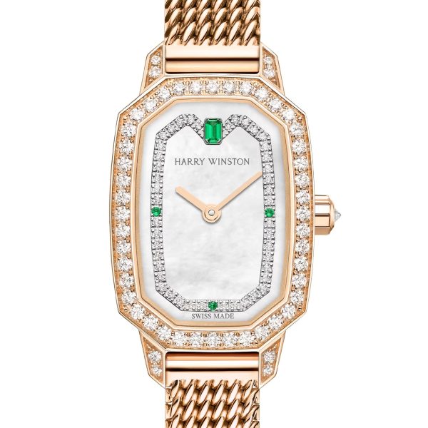 Harry Winston Emerald Rose Gold Brand new