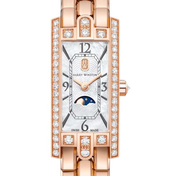 Harry Winston Avenue C Mini Moon Phase Brand new