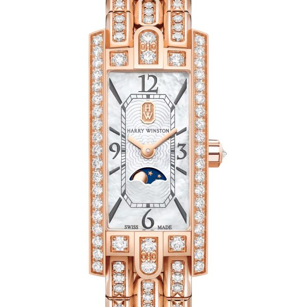 Harry Winston Avenue C Mini Moon Phase Brand new