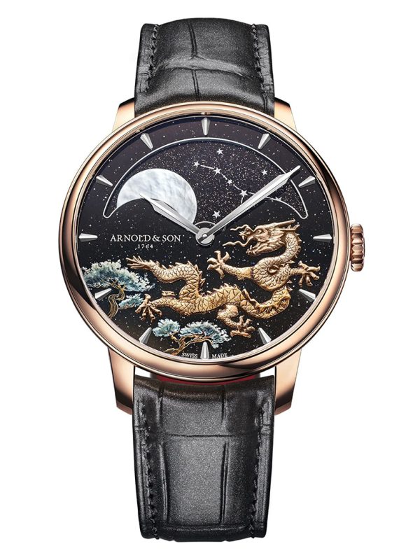Arnold & Son Astronomy Perpetual Moon 41.5 Red Gold "Year of the Dragon"