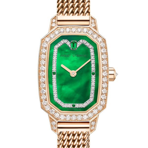 Harry Winston Emerald Rose Gold Brand new