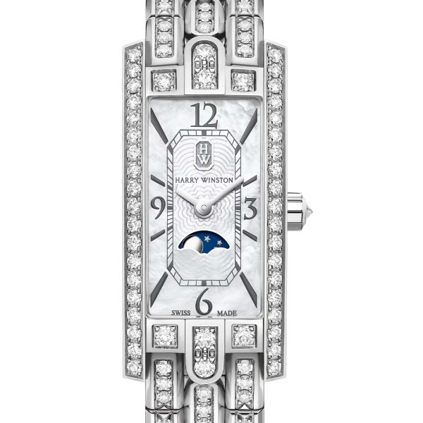 Harry Winston Avenue C Mini Moon Phase Brand new