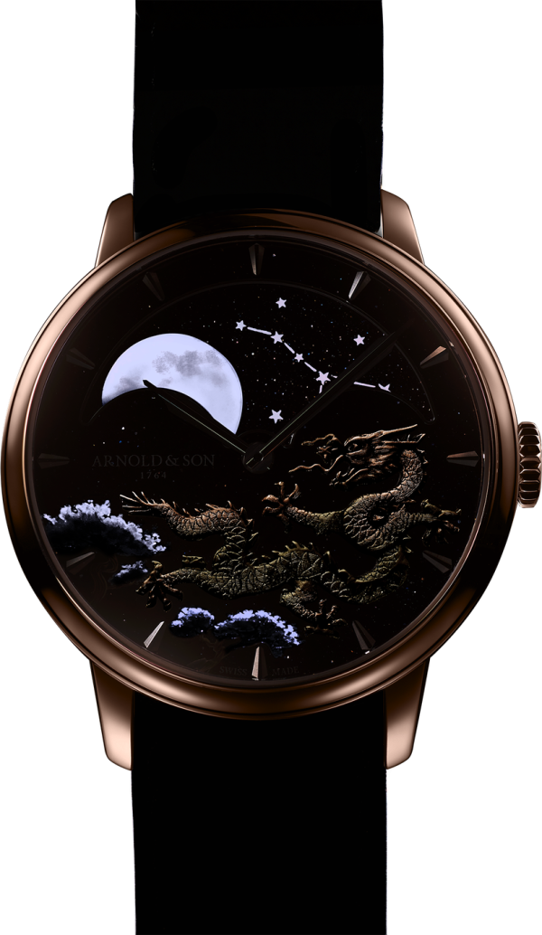 Arnold & Son Astronomy Perpetual Moon 41.5 Red Gold "Year of the Dragon"