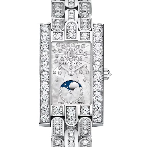 Harry Winston Avenue Classic Moon Phase Brand new