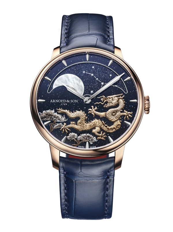 Arnold & Son Astronomy Perpetual Moon 41.5 Red Gold "Year of the Dragon"