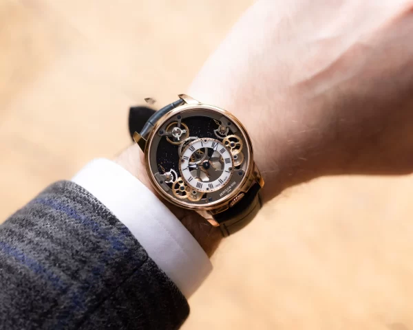 Arnold & Son Chronometry Time Pyramid 42.5 Rose Gold
