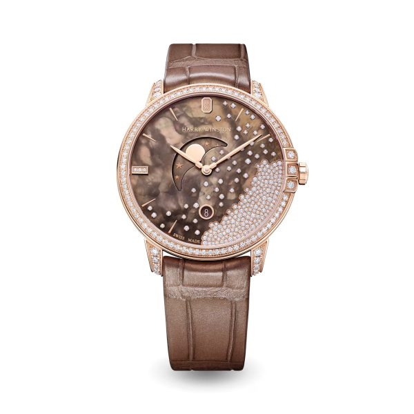Harry Winston Midnight Diamond Drops Chocolate Brand New