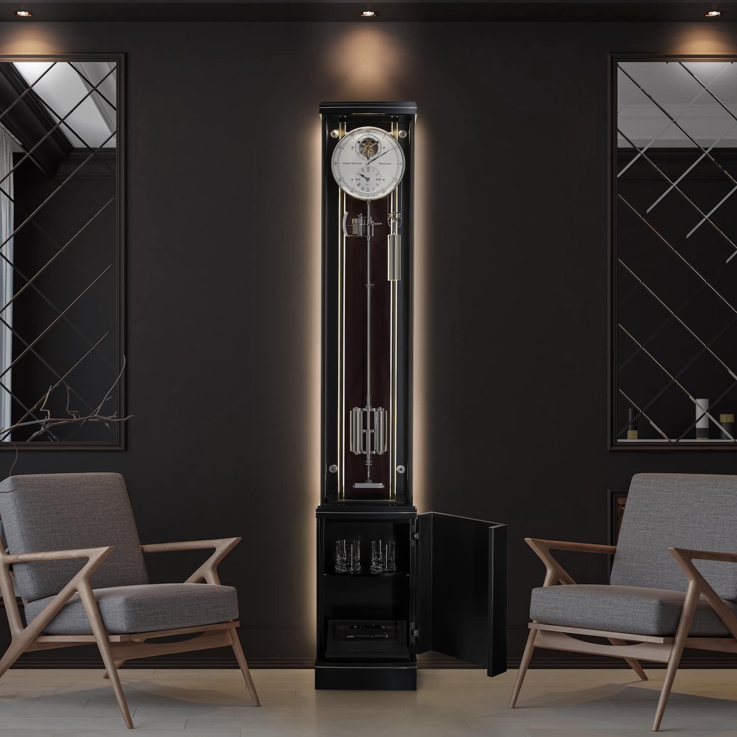 Đồng hồ quả lắc Erwin Sattler ILLUMINA SECUNDA