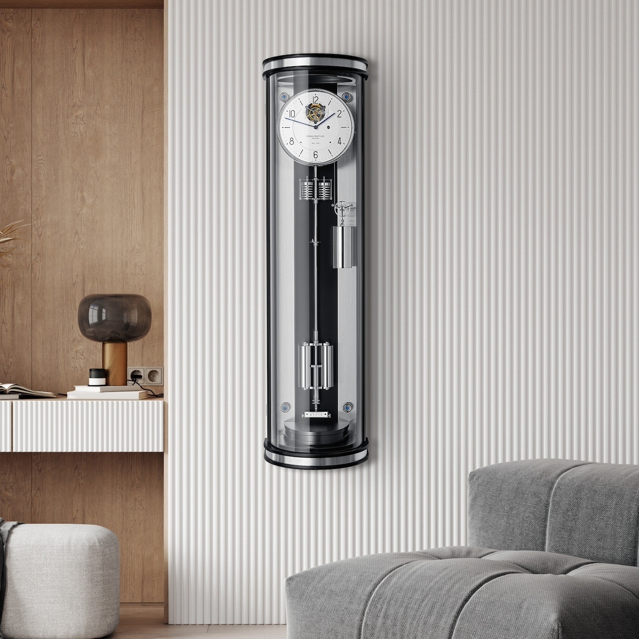 Đồng hồ quả lắc Erwin Sattler Metallica 1799