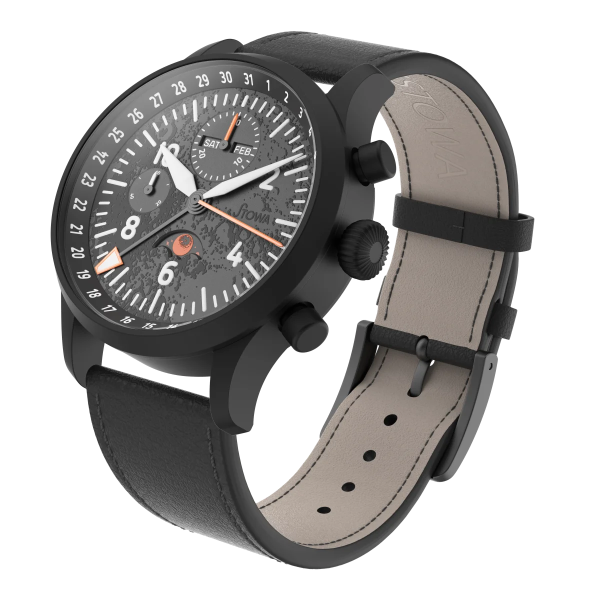 Đồng hồ Stowa Chrono Black Forest Moon