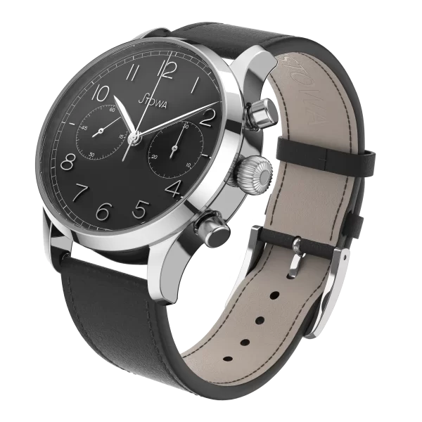 Đồng hồ Stowa Chronograph 1938 Black