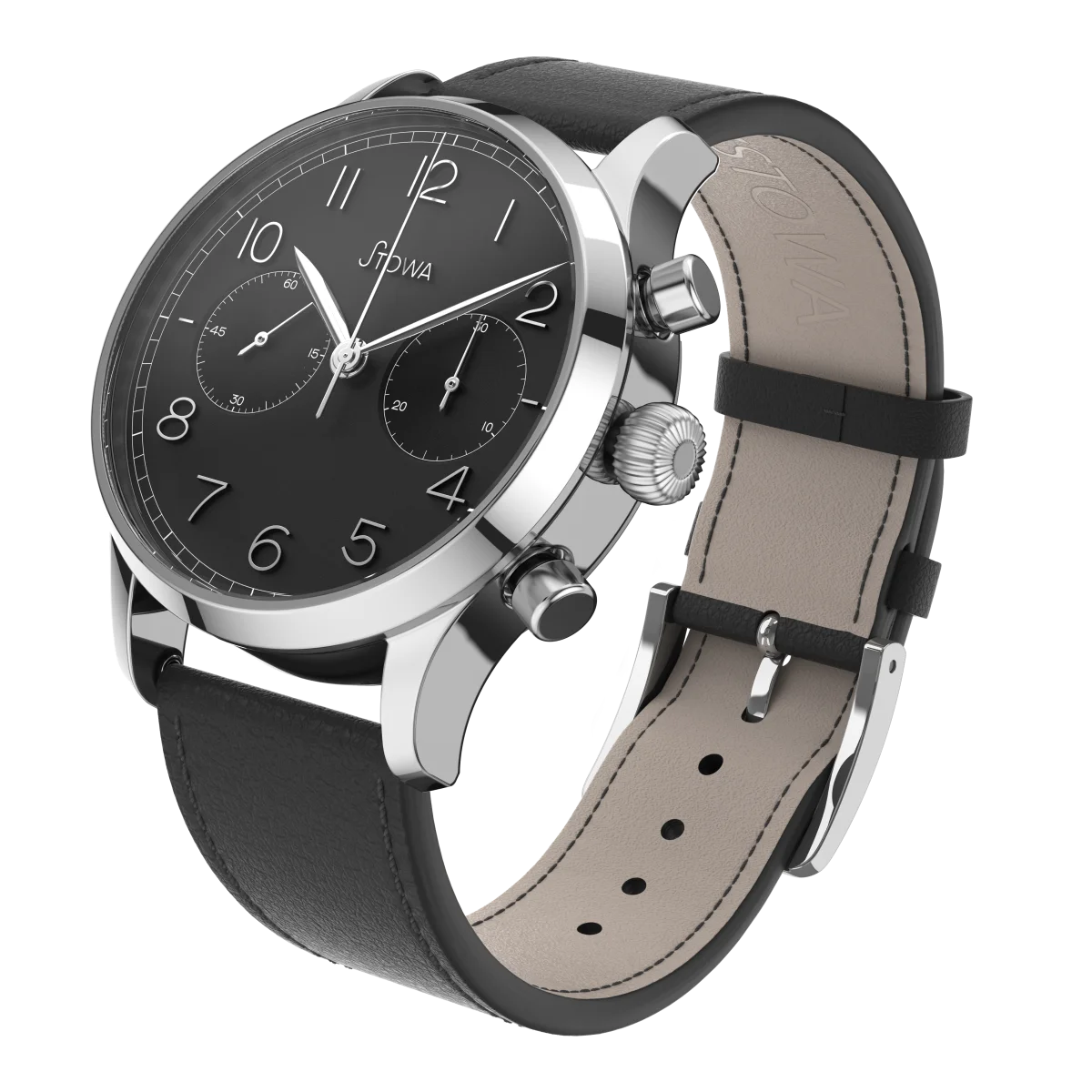 Đồng hồ Stowa Chronograph 1938 Black