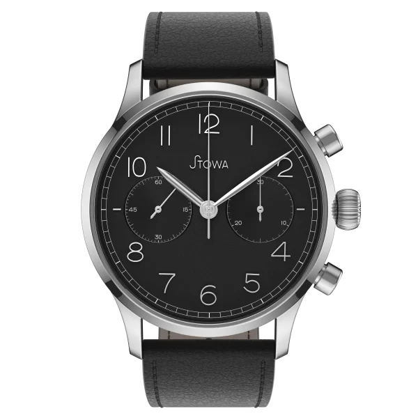 Đồng hồ Stowa Chronograph 1938 Black