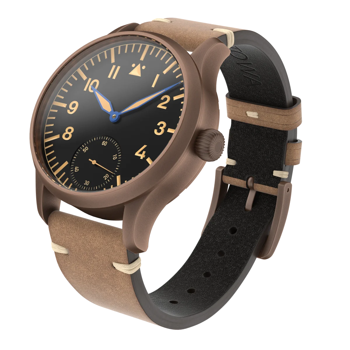 Đồng hồ Stowa Flieger 6498 Bronze Vintage