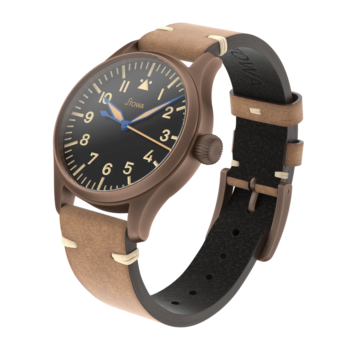 Đồng hồ Stowa Flieger Bronze Vintage 36