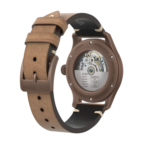 Đồng hồ Stowa Flieger Bronze Vintage 40 Baumuster B