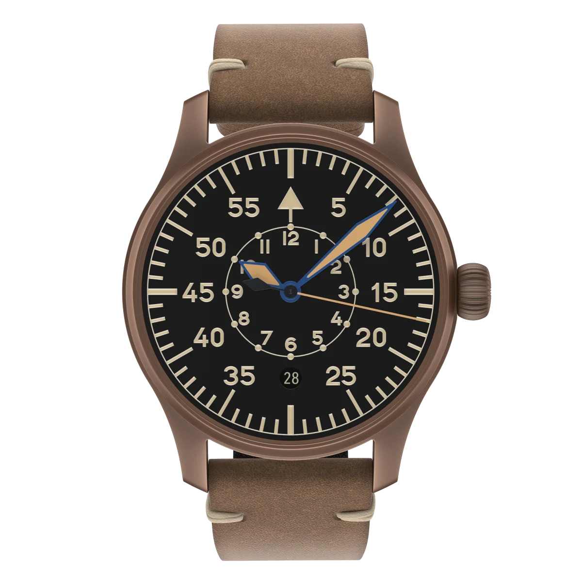 Đồng hồ Stowa Flieger Bronze Vintage 40 Baumuster B