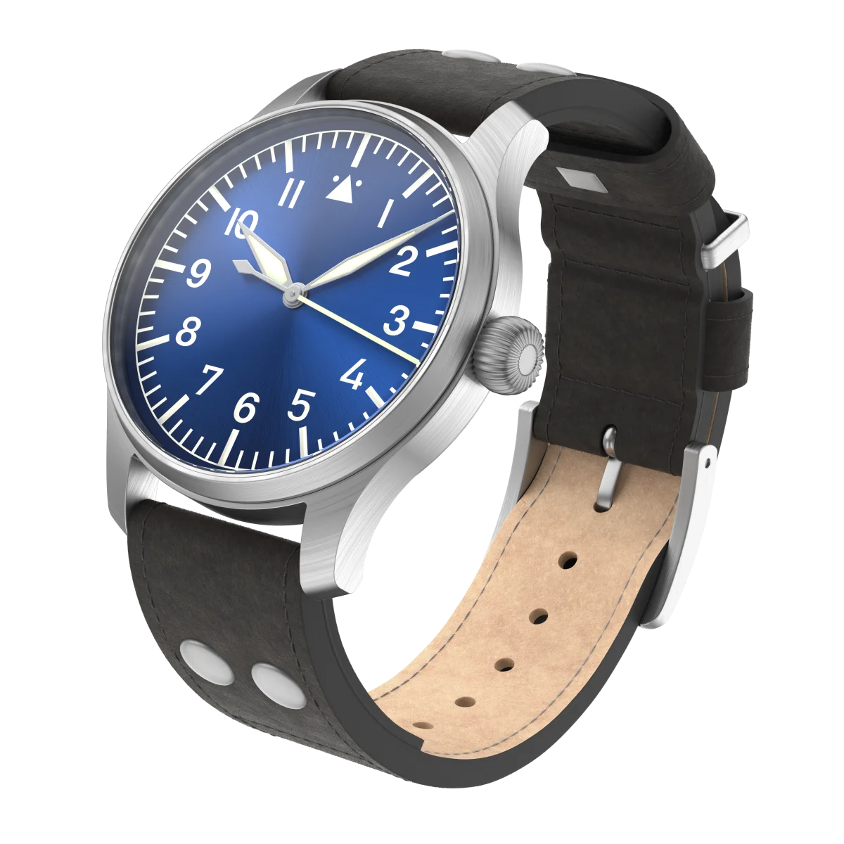 Đồng hồ Stowa Flieger Classic 40 Sunray Blue