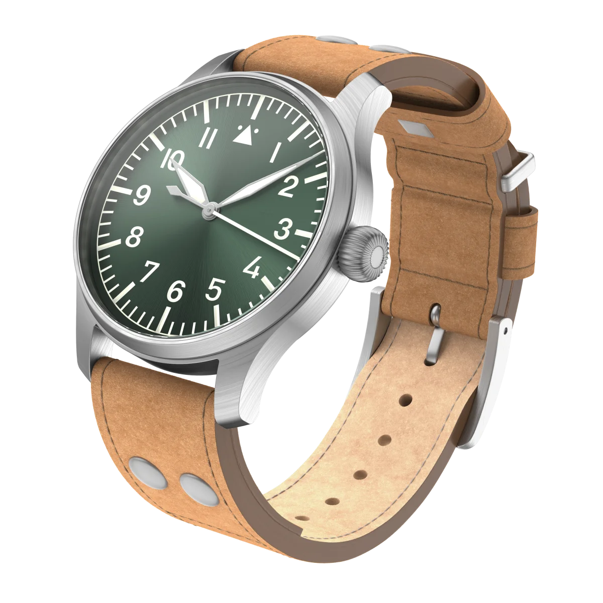 Đồng hồ Stowa Flieger Classic 40 Sunray Green