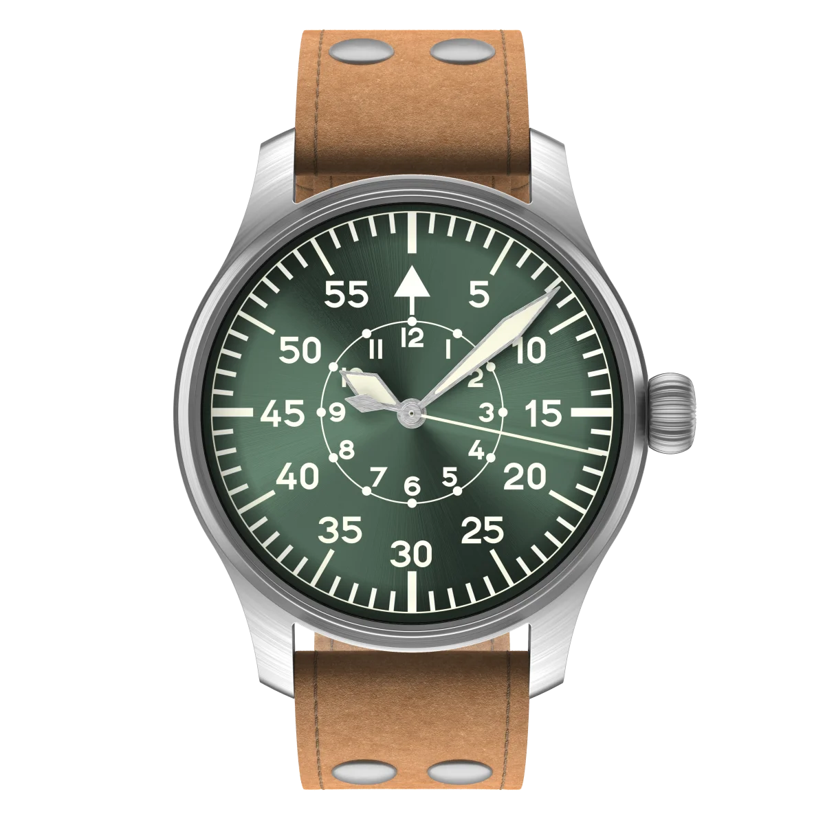 Đồng hồ Stowa Flieger Classic 40 Sunray Green Baumuster B