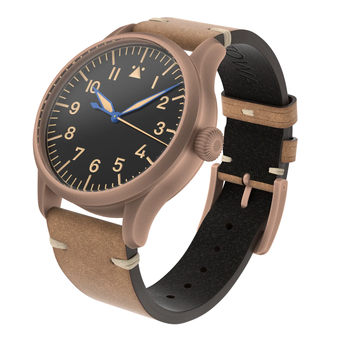 Đồng hồ Stowa Flieger Olymp Bronze