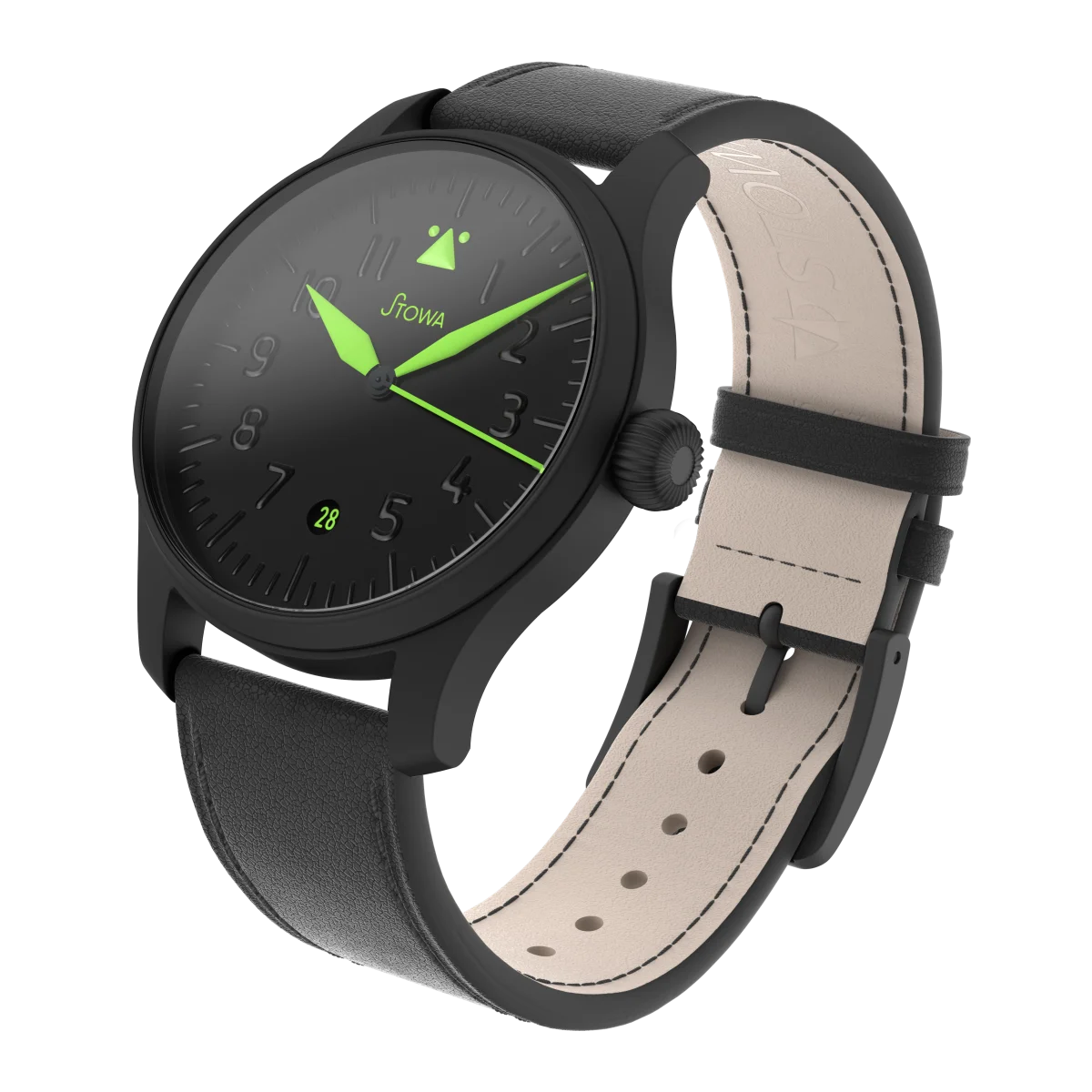 Đồng hồ Stowa Flieger Verus Black Forest Foxfire