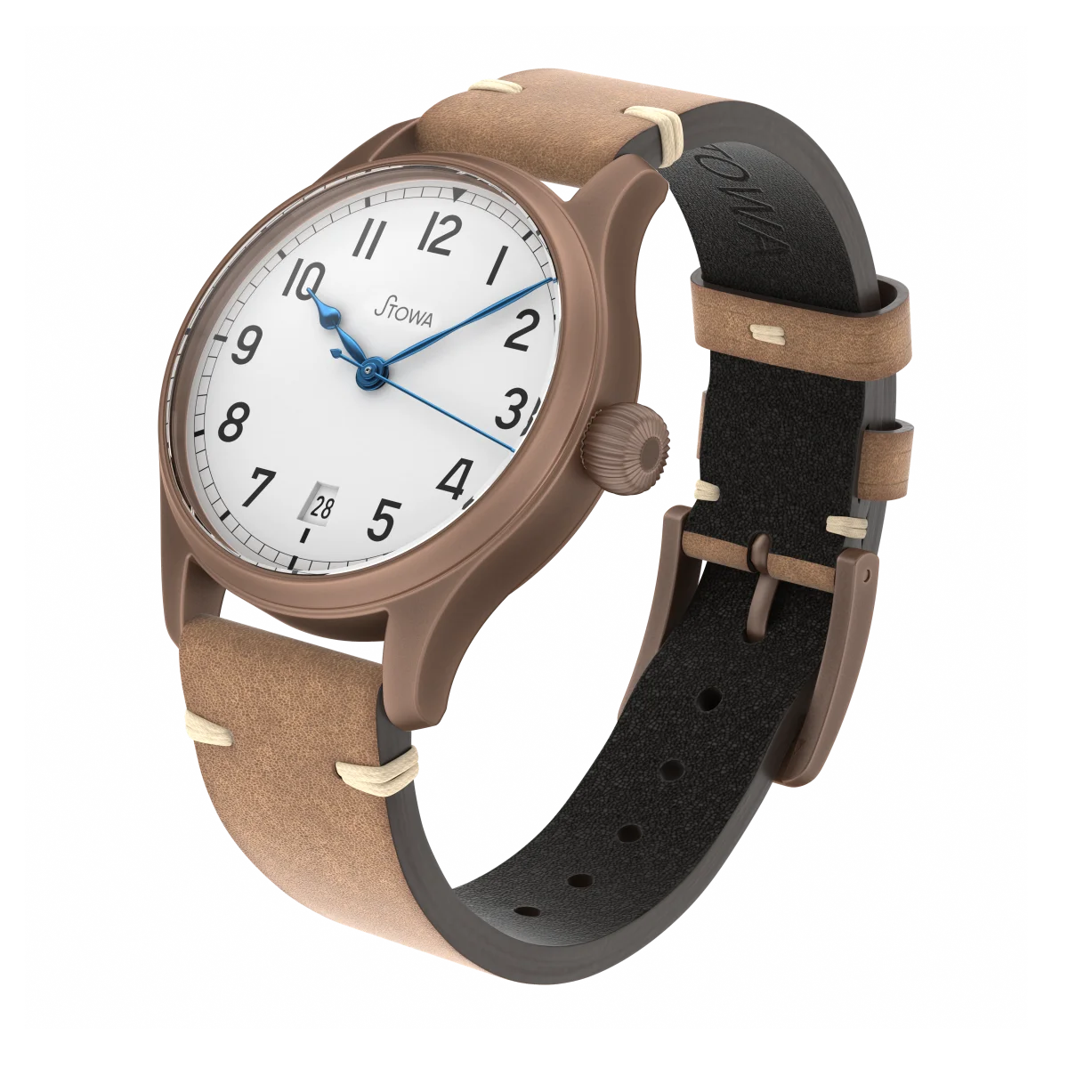 Đồng hồ Stowa Marine Bronze Vintage 36 Arabic