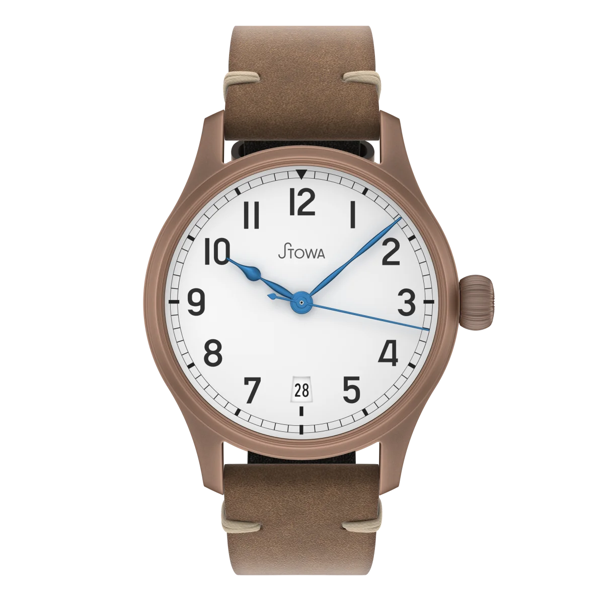 Đồng hồ Stowa Marine Bronze Vintage 36 Arabic