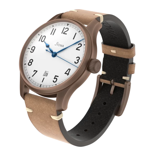 Đồng hồ Stowa Marine Bronze Vintage 40 arabic