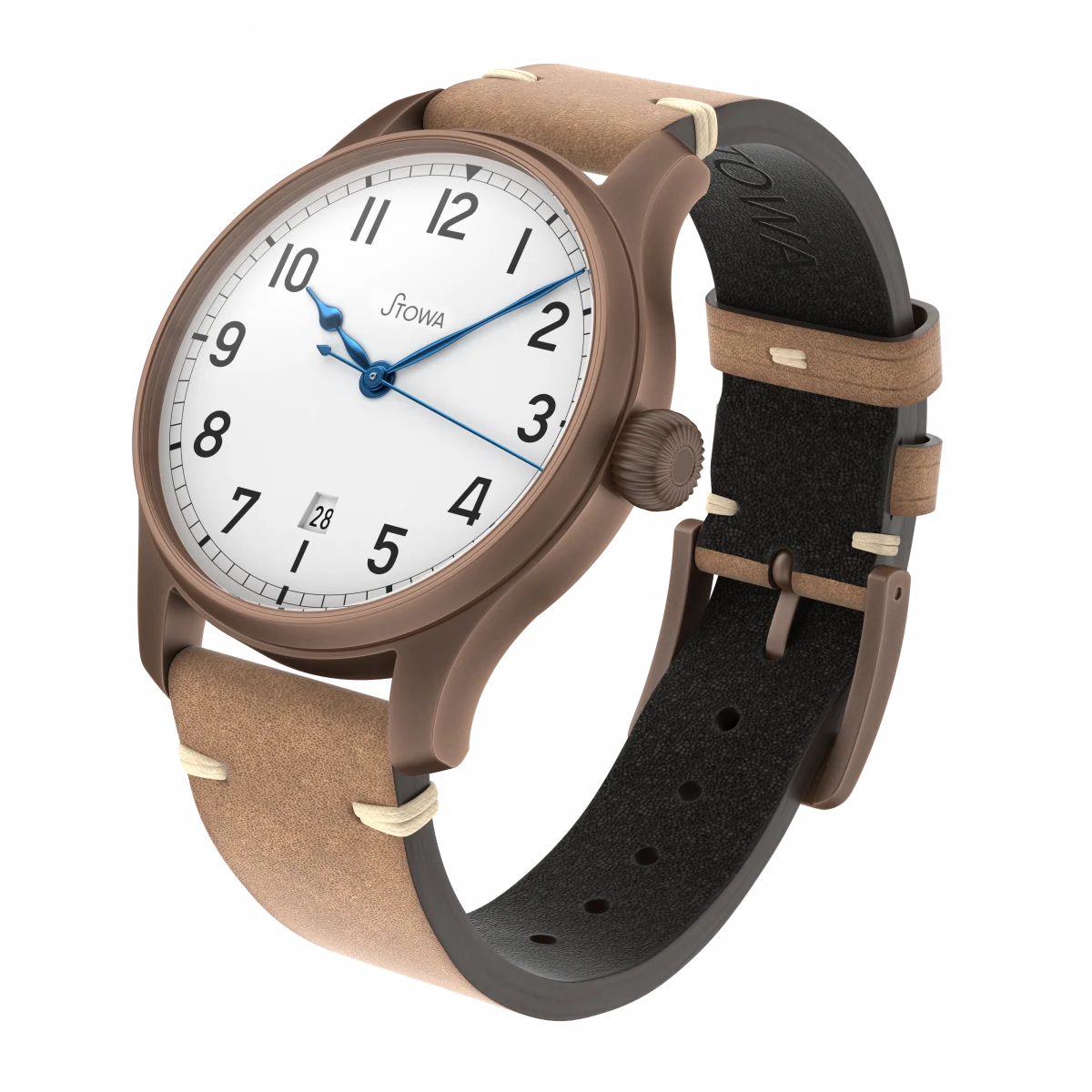 Đồng hồ Stowa Marine Bronze Vintage 40 arabic