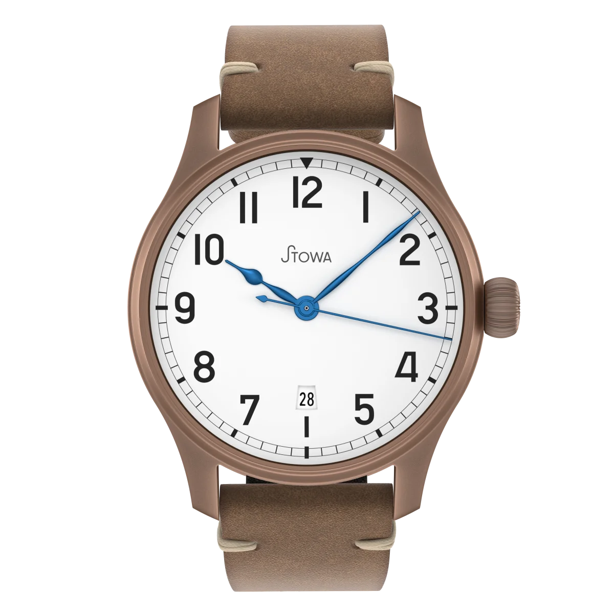 Đồng hồ Stowa Marine Bronze Vintage 40 arabic