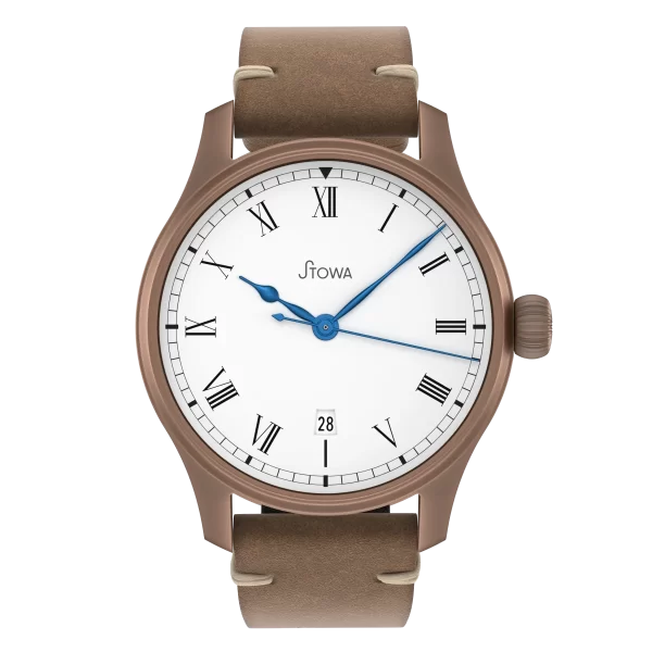 Đồng hồ Stowa Marine Bronze Vintage 40 roman