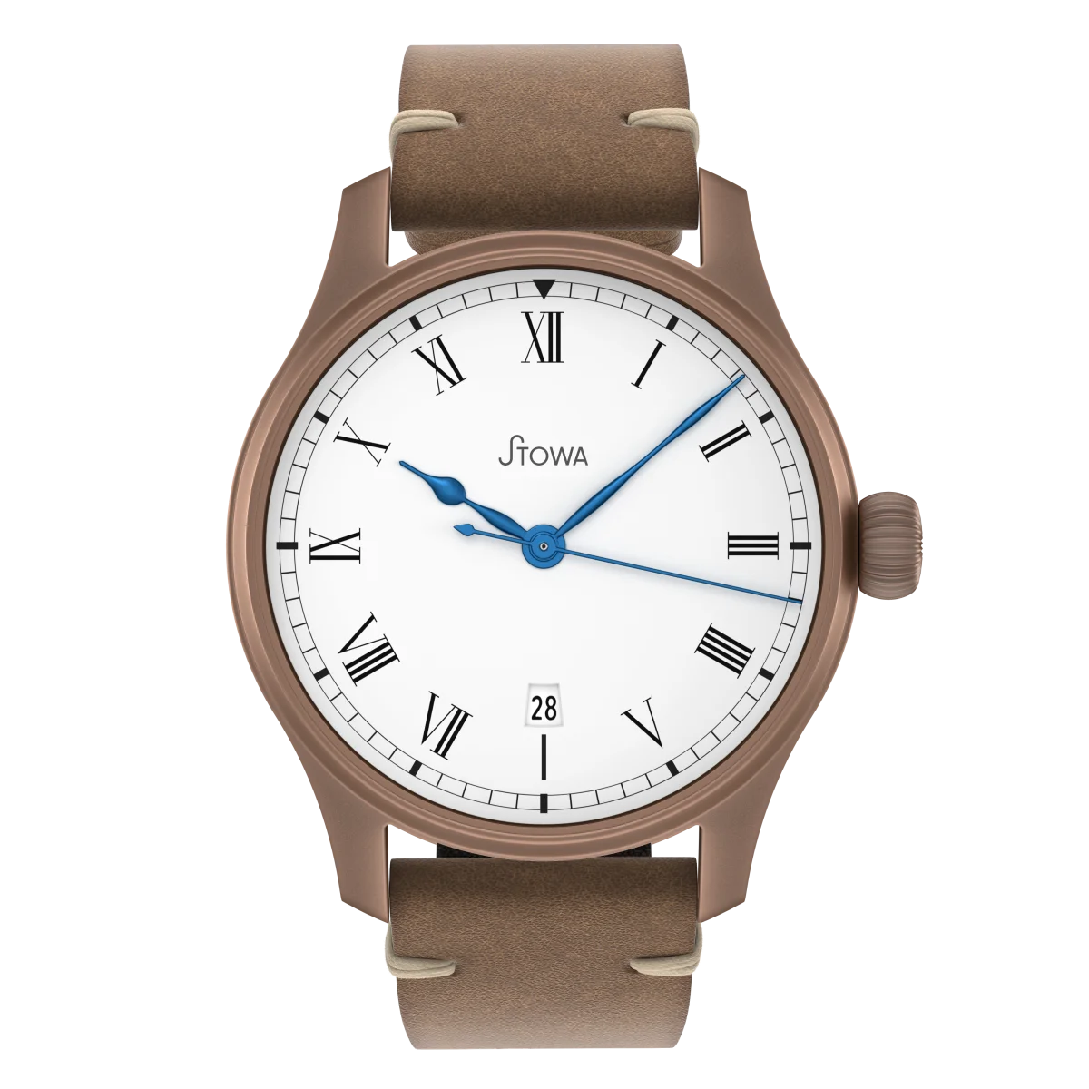 Đồng hồ Stowa Marine Bronze Vintage 40 roman