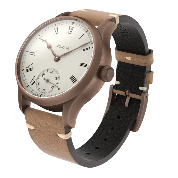 Đồng hồ Stowa Marine Original Bronze Vintage roman