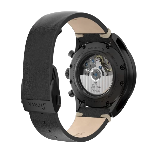 Đồng hồ Stowa Tempora Big Eye Black