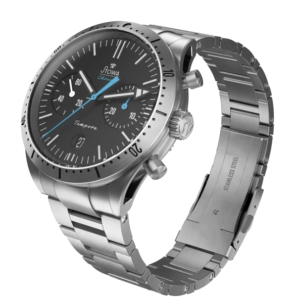 Đồng hồ Stowa Tempora Big Eye Steel