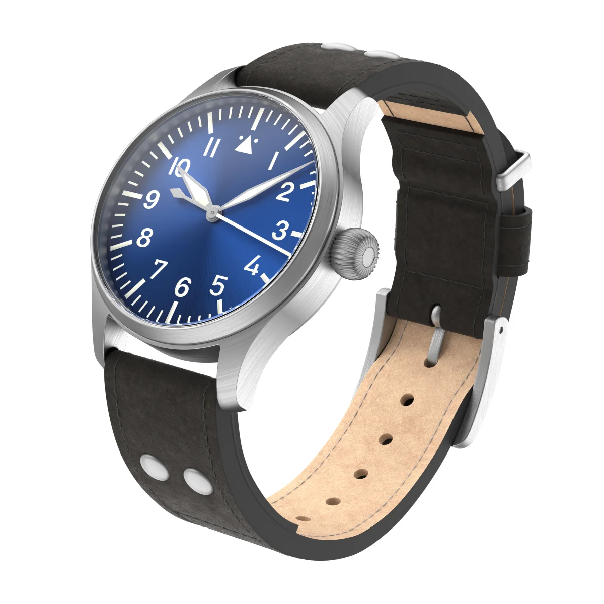 Đồng hồ Stowa Flieger Classic 36 Sunray Blue